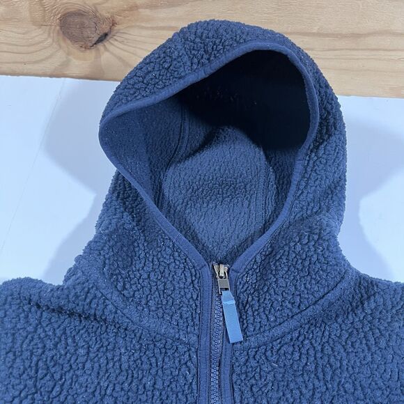 Patagonia Retro Pile Hoody Full Zip Navy Hooded Jacket Women's Small - Picture 6 of 11